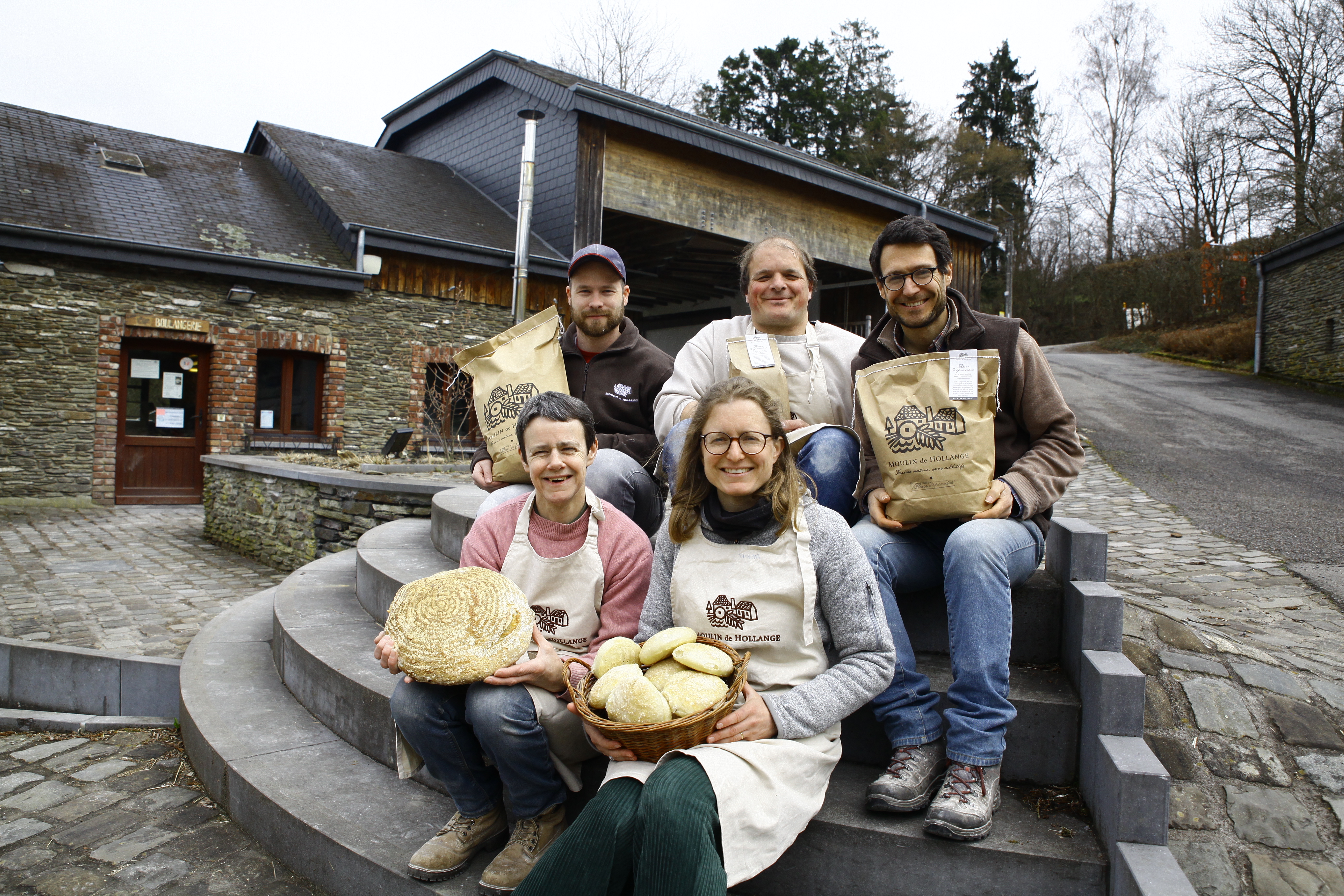 L'équipe du Moulin de Hollange